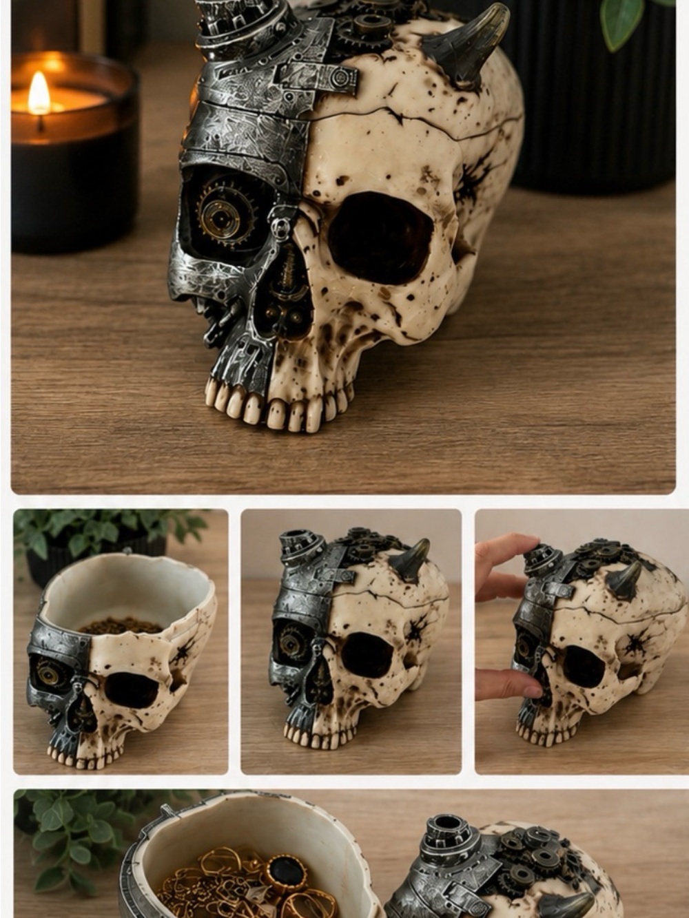 Steampunk Skull Decoration